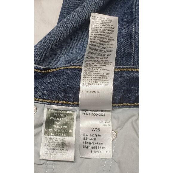 Levi’s Low Pro Women’s Straight Leg Jeans Sz W25 Distressed 90s Revival - Picture 9 of 10